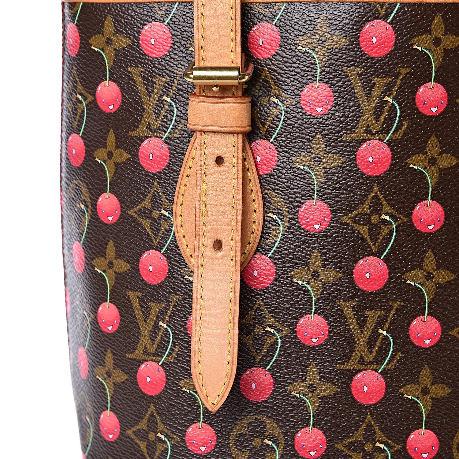 Louis Vuitton Monogram Cerises Bucket Bag 9 of 14