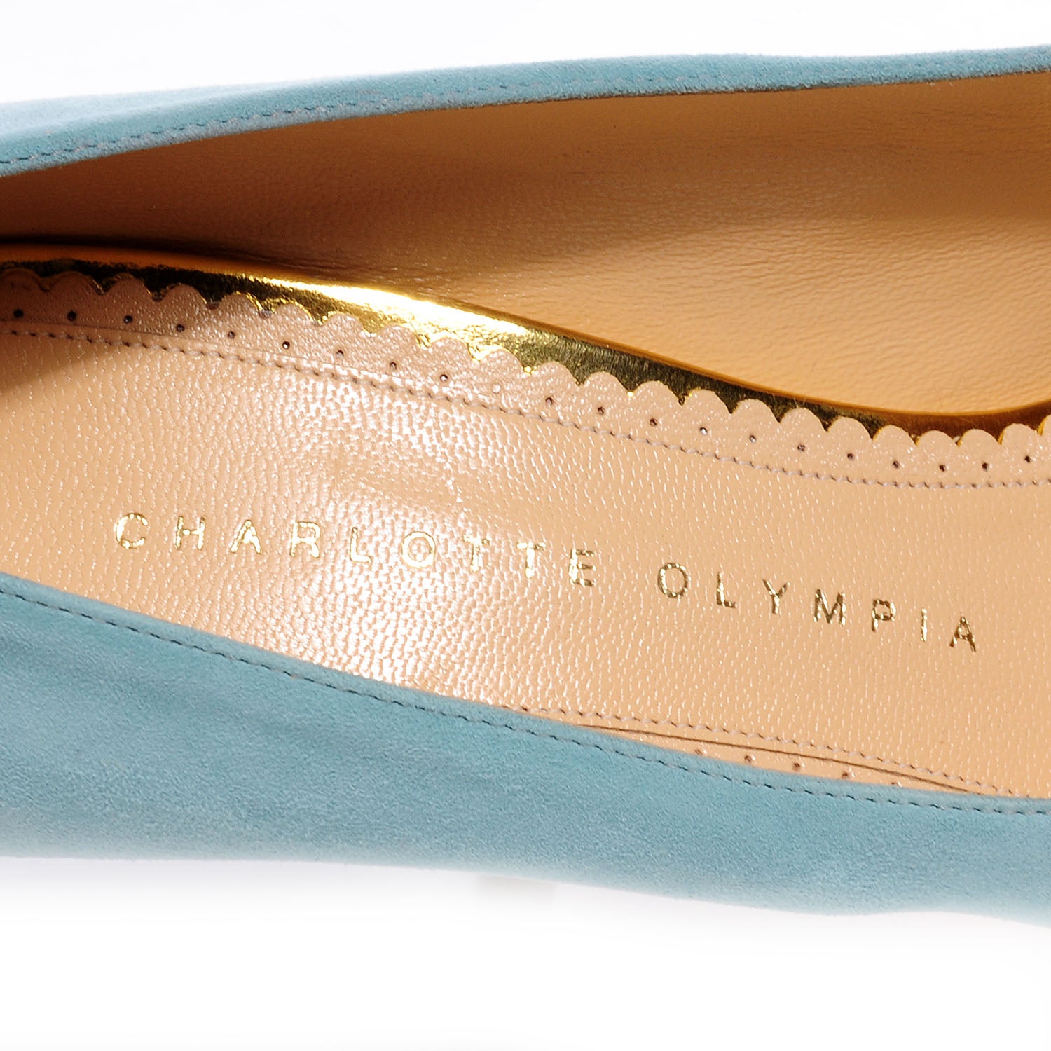 FASHIONPHILE CHARLOTTEOLYMPIASuedeDebbieHeart-PlatformPumpSkyBlue39 8 of 8