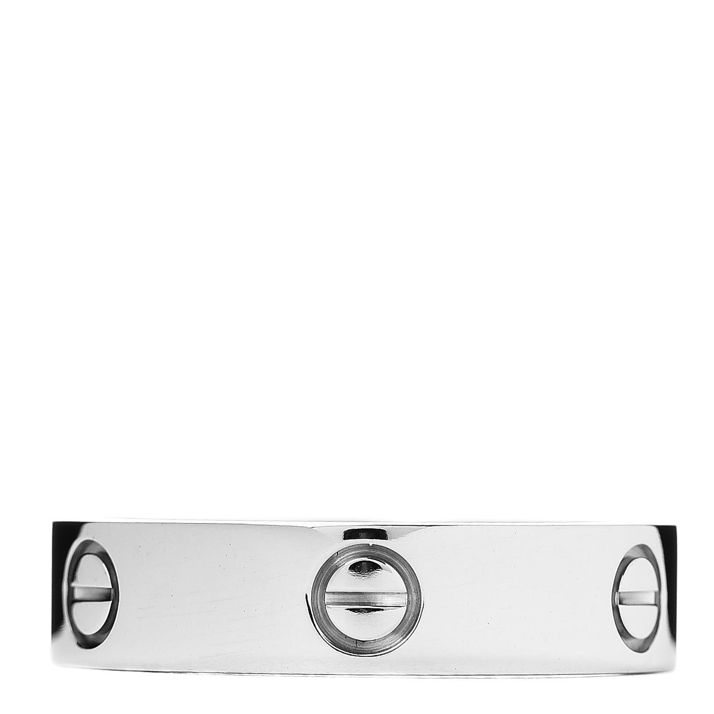 18K White Gold 5.5mm LOVE Ring 65 11.25