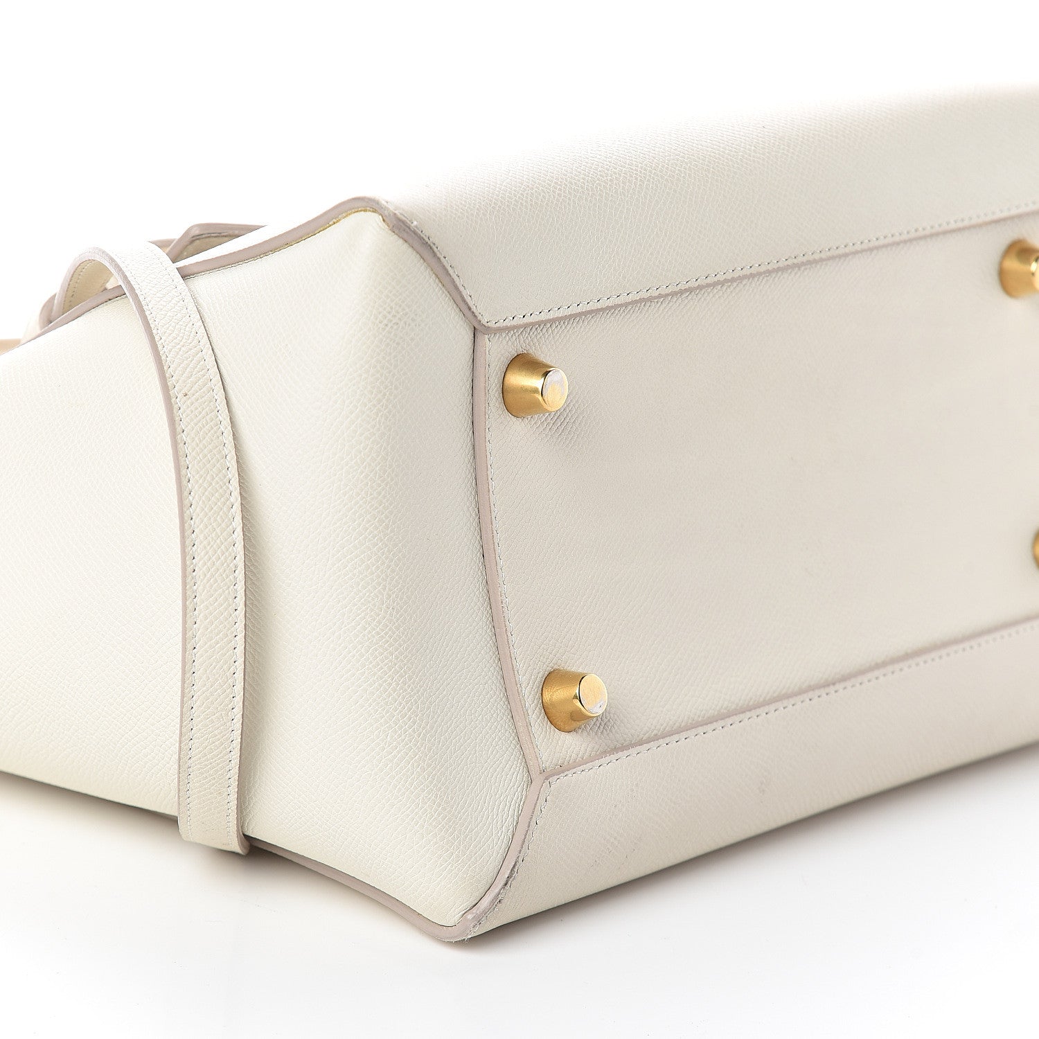 Celine Grained Calfskin Mini Belt Bag White 7 of 8