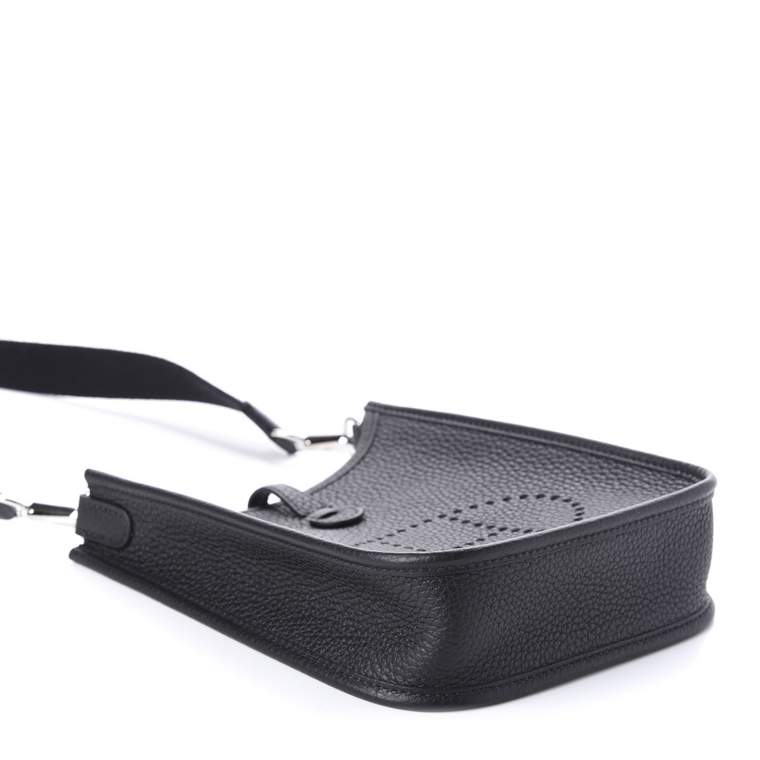Hermes Taurillon Clemence Evelyne TPM Black 4 of 10