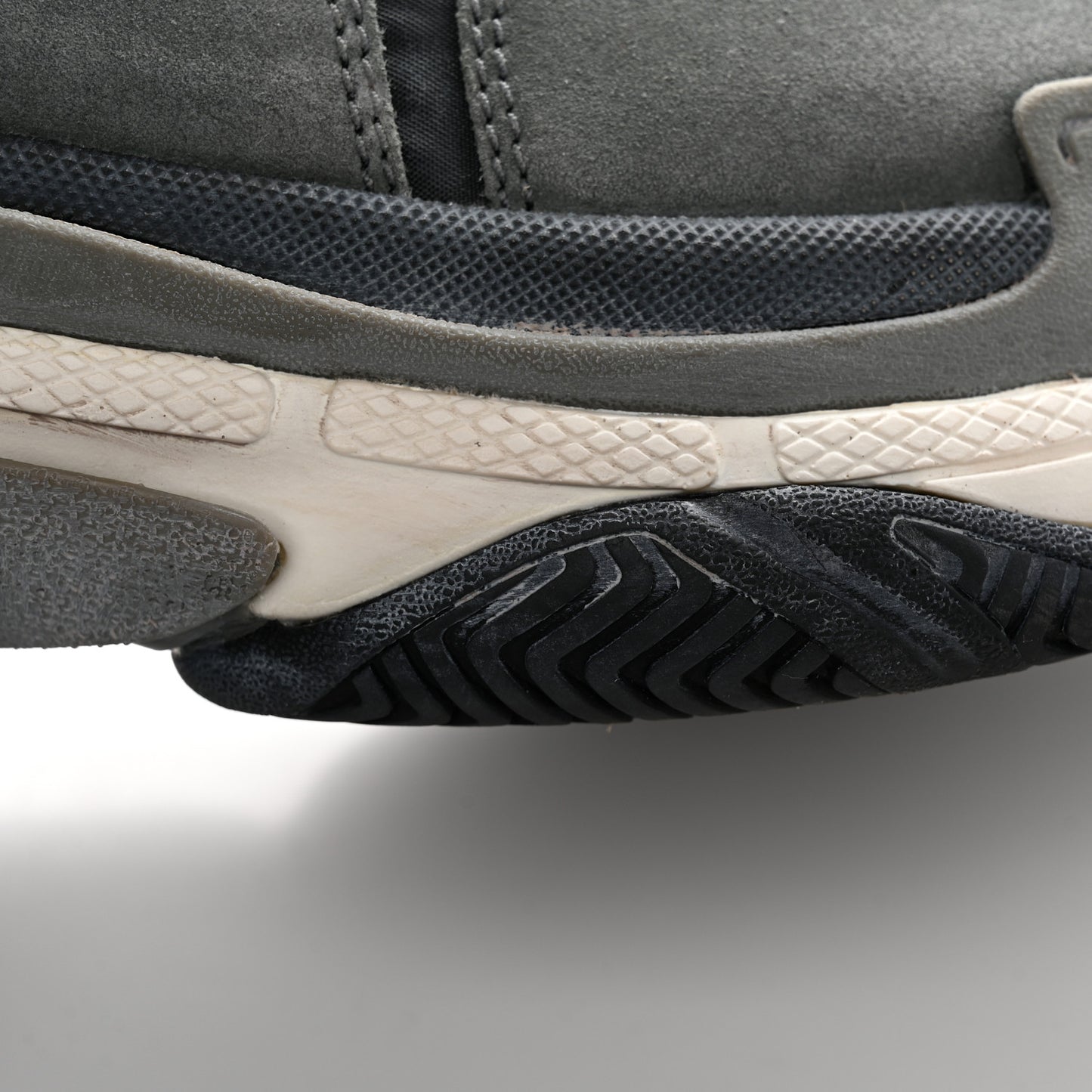 Fabric Mesh Mens Triple S Sneakers 44 Grey