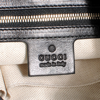 Gucci Leather Jackie Medium Shoulder Bag Black 6 of 7