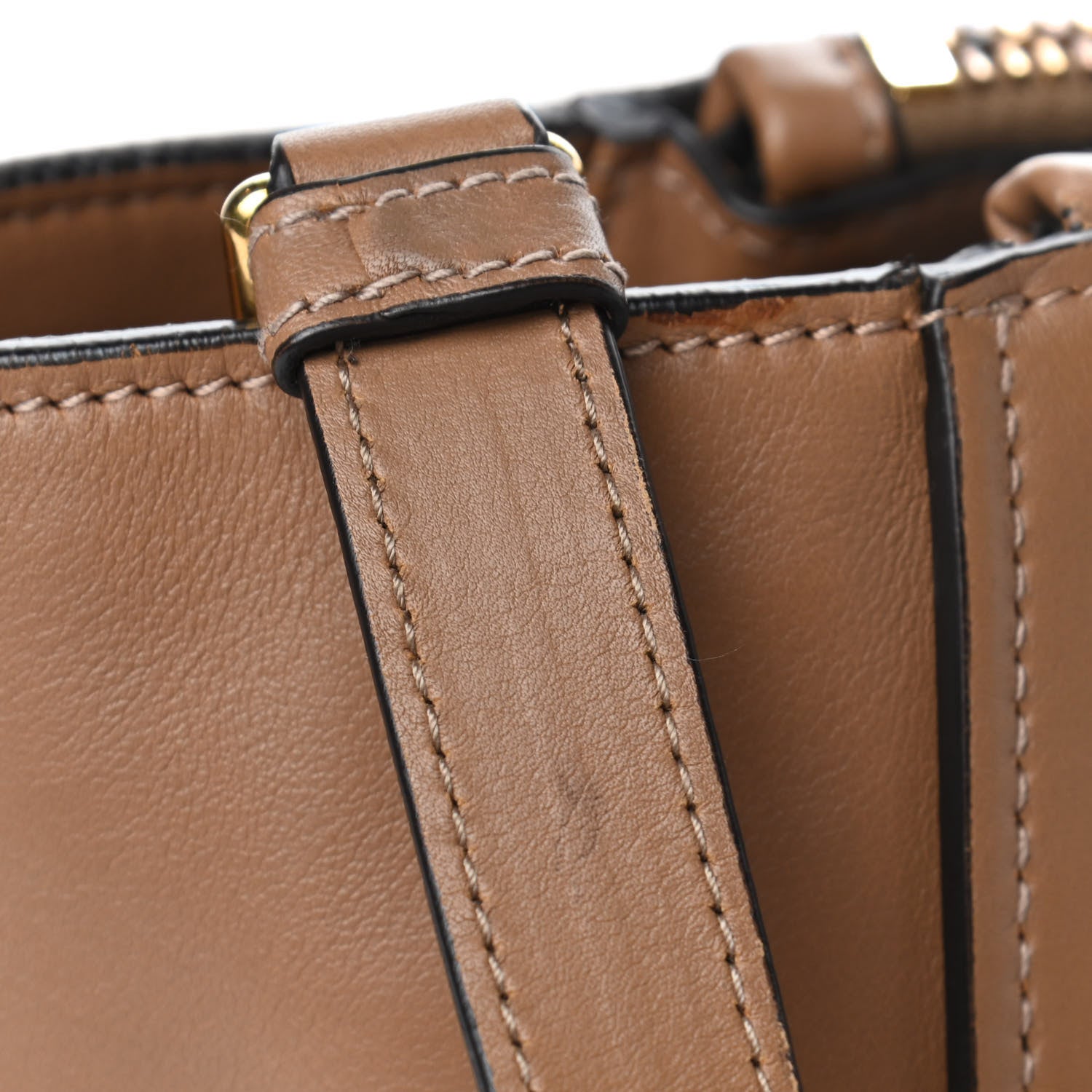 Prada City Calfskin Twin Pocket Tote Caramel 5 of 8