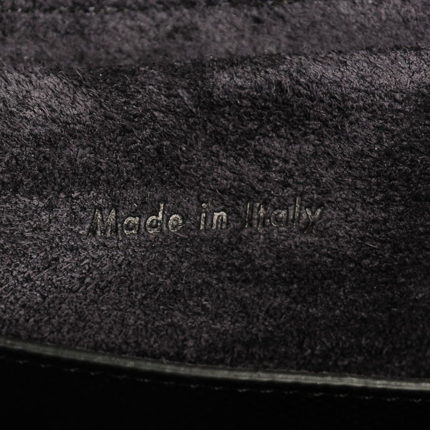 Grained Calfskin Micro Belt Bag Black
