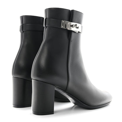 Hermes Calfskin Saint Germain Ankle Boots 35.5 Black 4 of 9