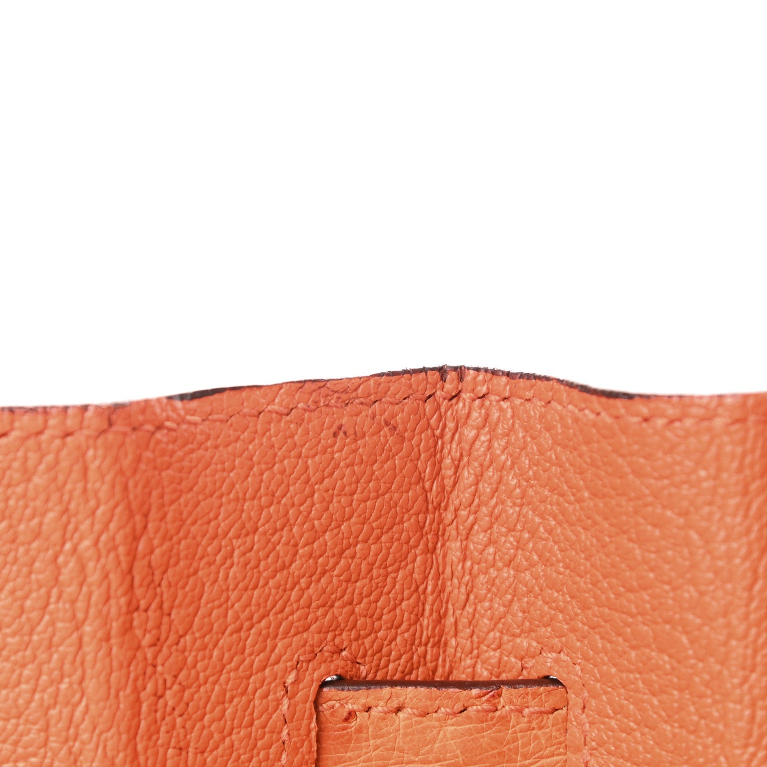 Hermes Ostrich Birkin 35 Orange 12 of 12