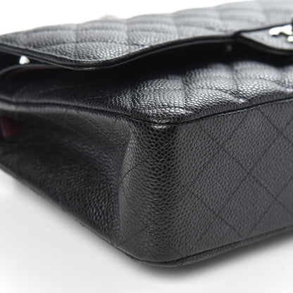 Chanel Caviar Quilted Medium Double Flap Black 8 of 11