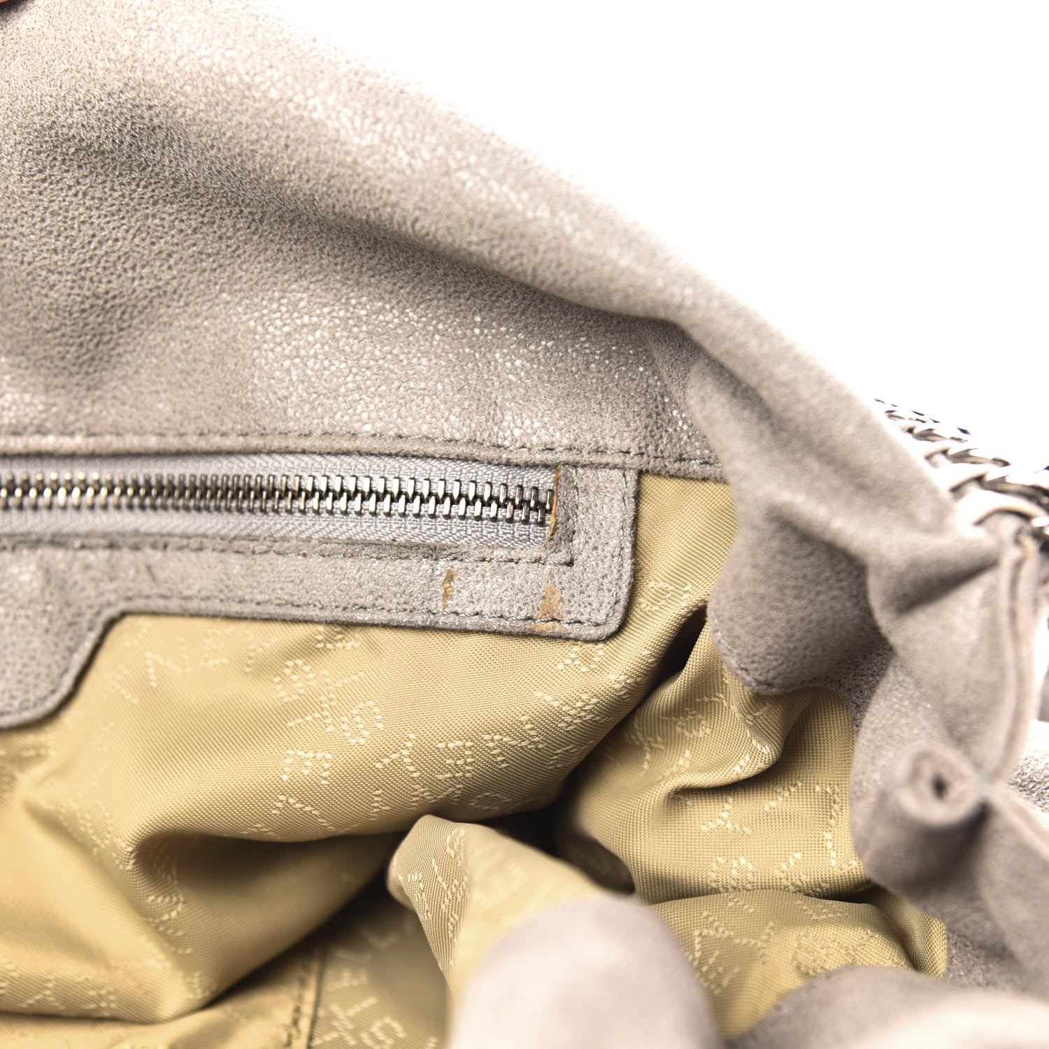 Stella McCartney Shaggy Deer Big Falabella Tote Grey 10 of 13