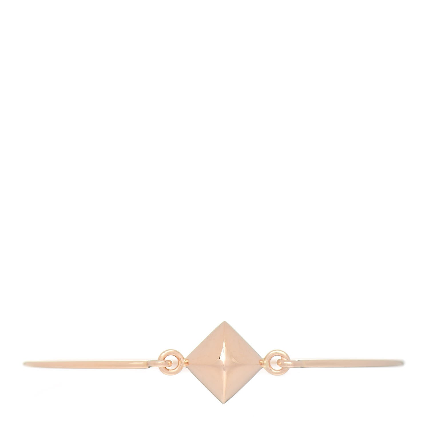 Hermes 18K Rose Gold Collier De Chien Rock Bracelet SH 1 of 3
