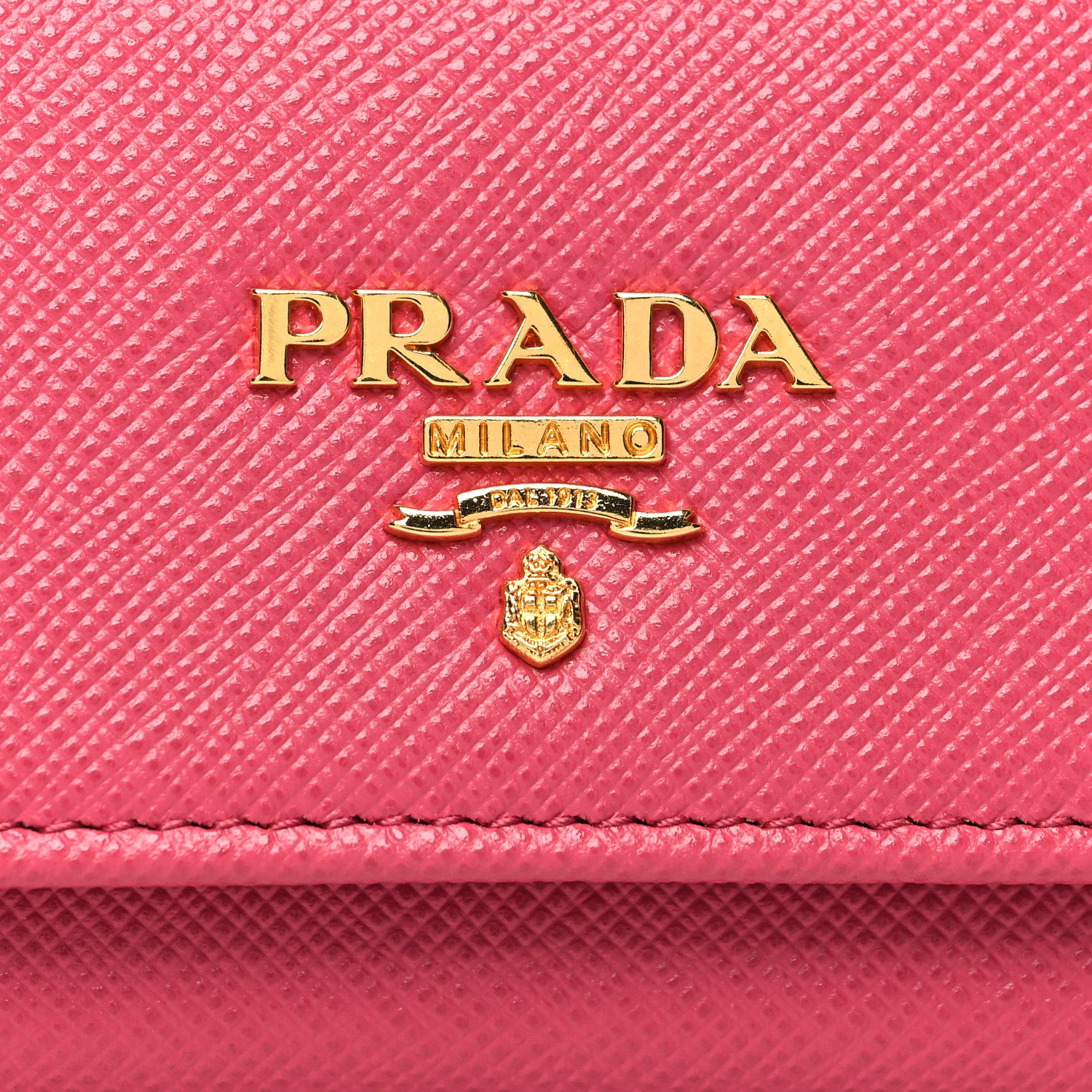Prada Saffiano Metal 6 Key Holder Peonia 7 of 7