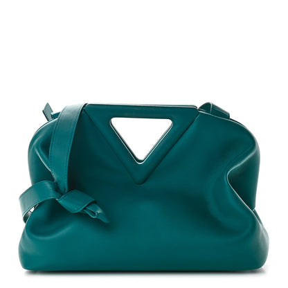 Bottega Veneta Calfskin Medium The Point Triangle Bag Mallard 1 of 8