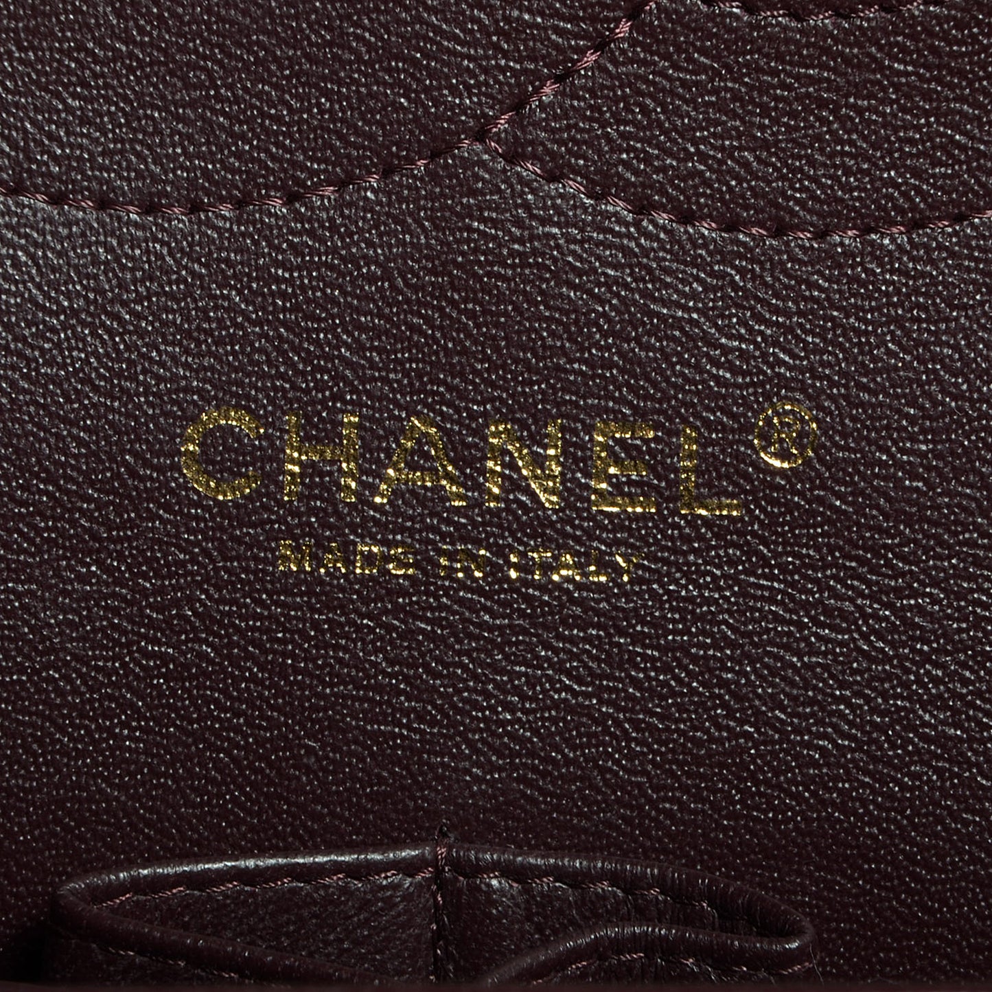 Caviar Quilted Jumbo Double Flap Burgundy