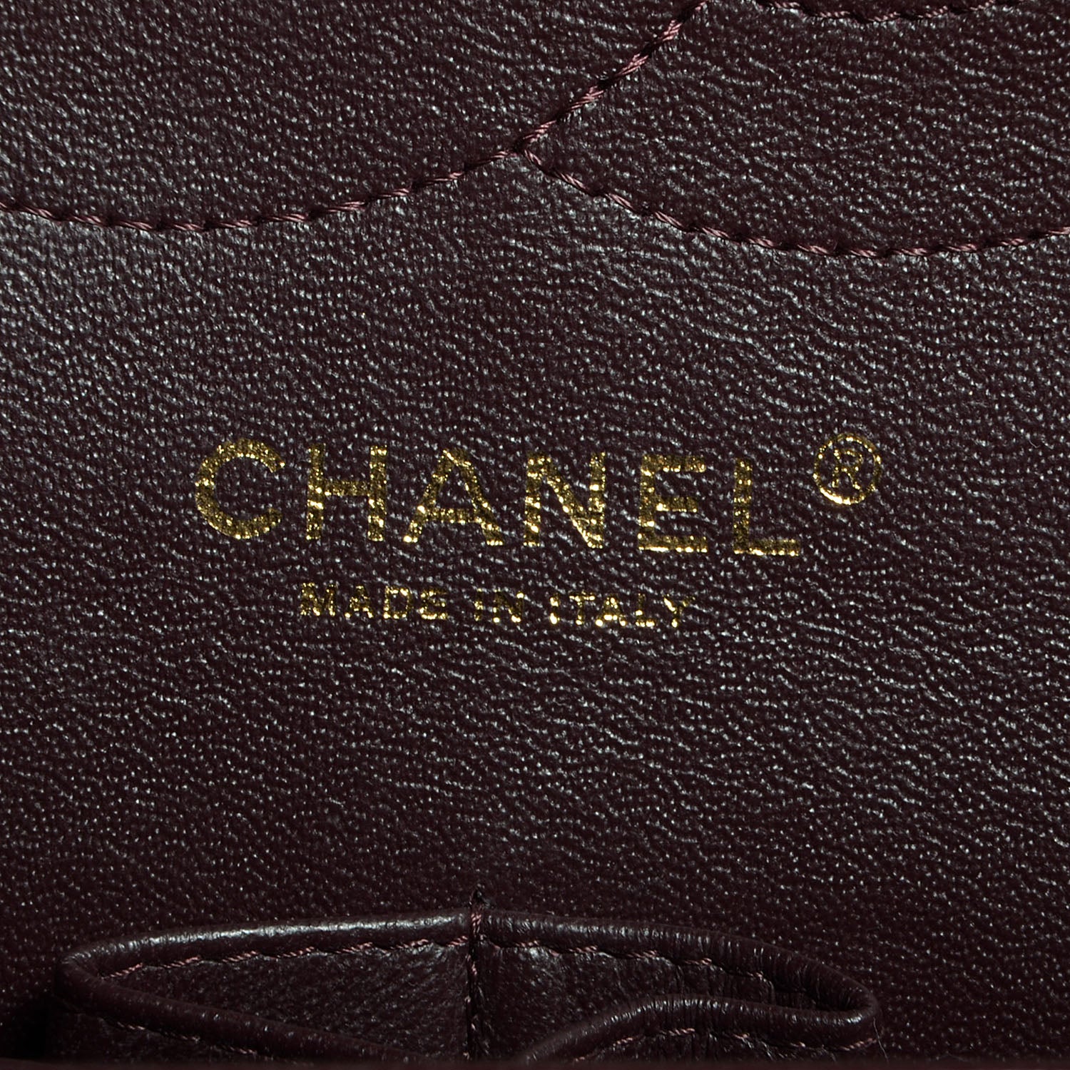 Chanel Caviar Quilted Jumbo Double Flap Burgundy 10 of 10