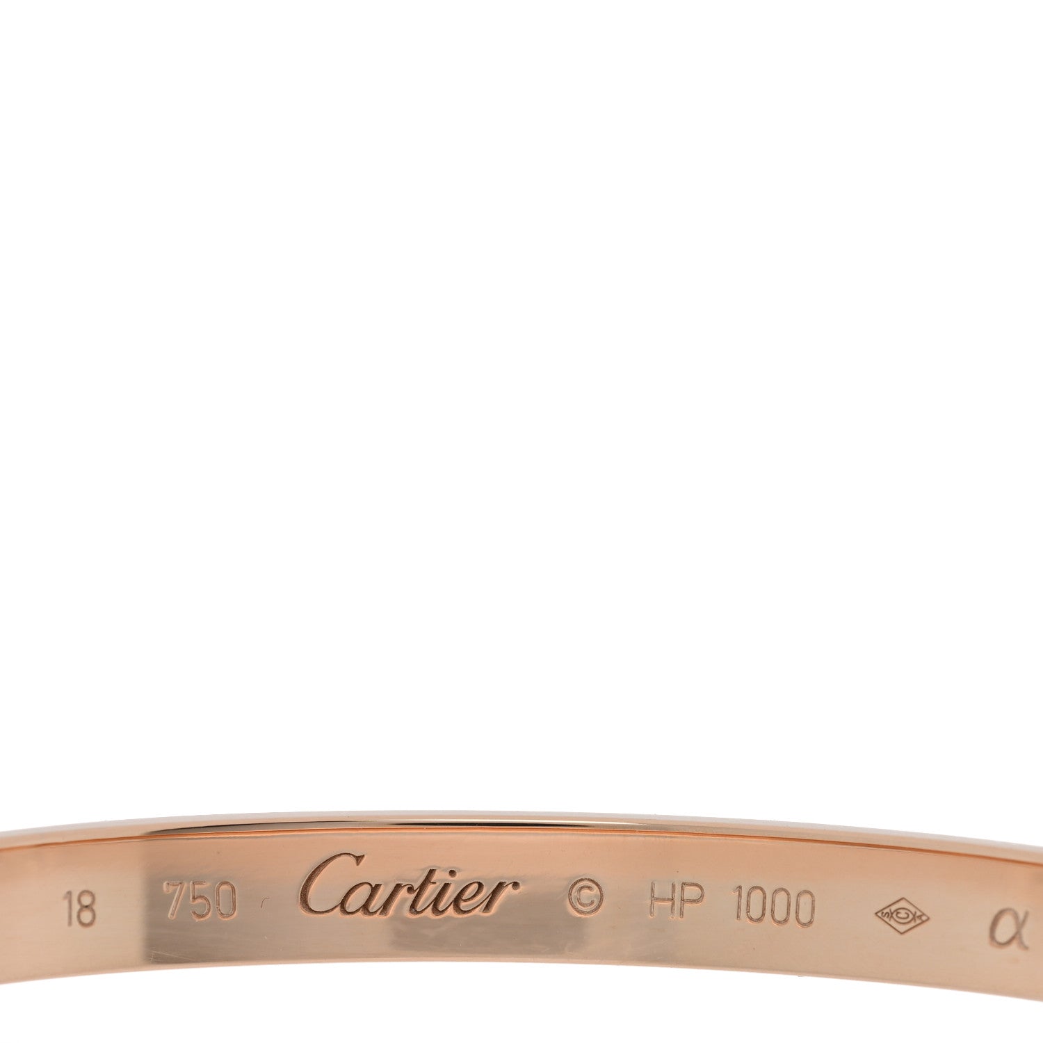 Cartier 18K Pink Gold LOVE Bracelet 18 3 of 5