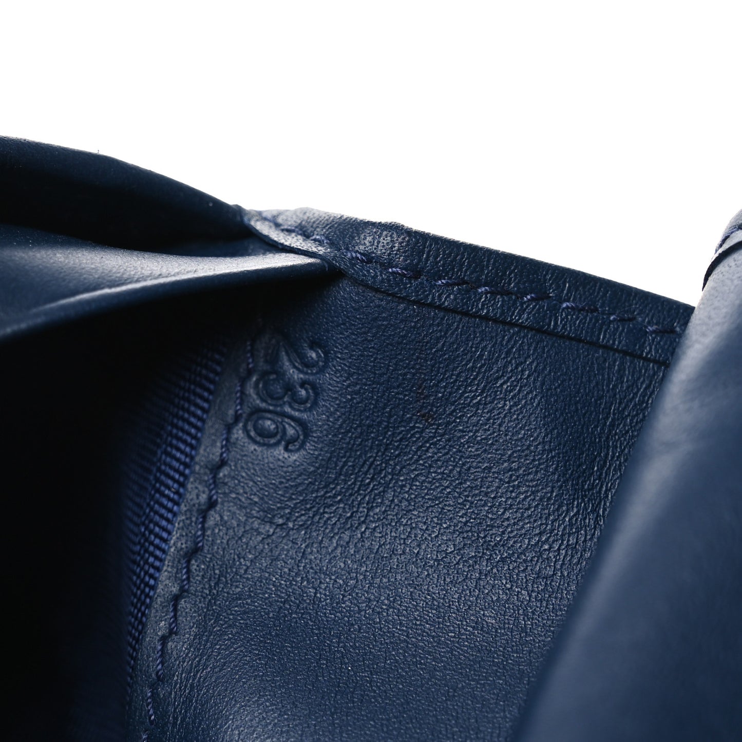 Vitello Move Metal Compact Wallet Bluette