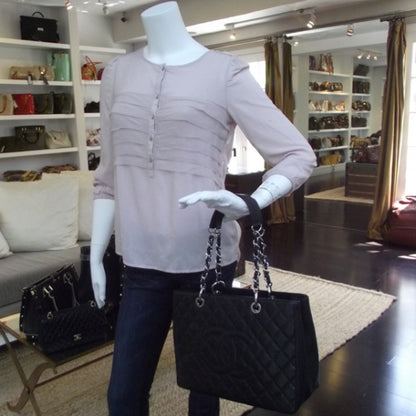 Chanel Caviar Grand Shopping Tote GST Black 2 of 11