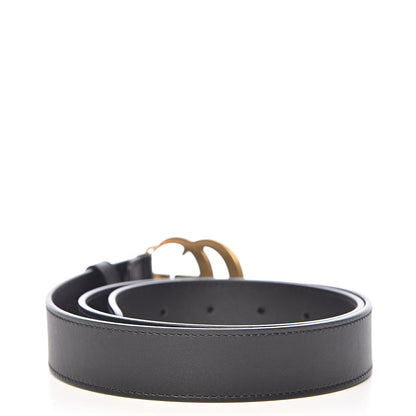 Gucci Calfskin Double G 30mm Belt 85 34 Black 3 of 7