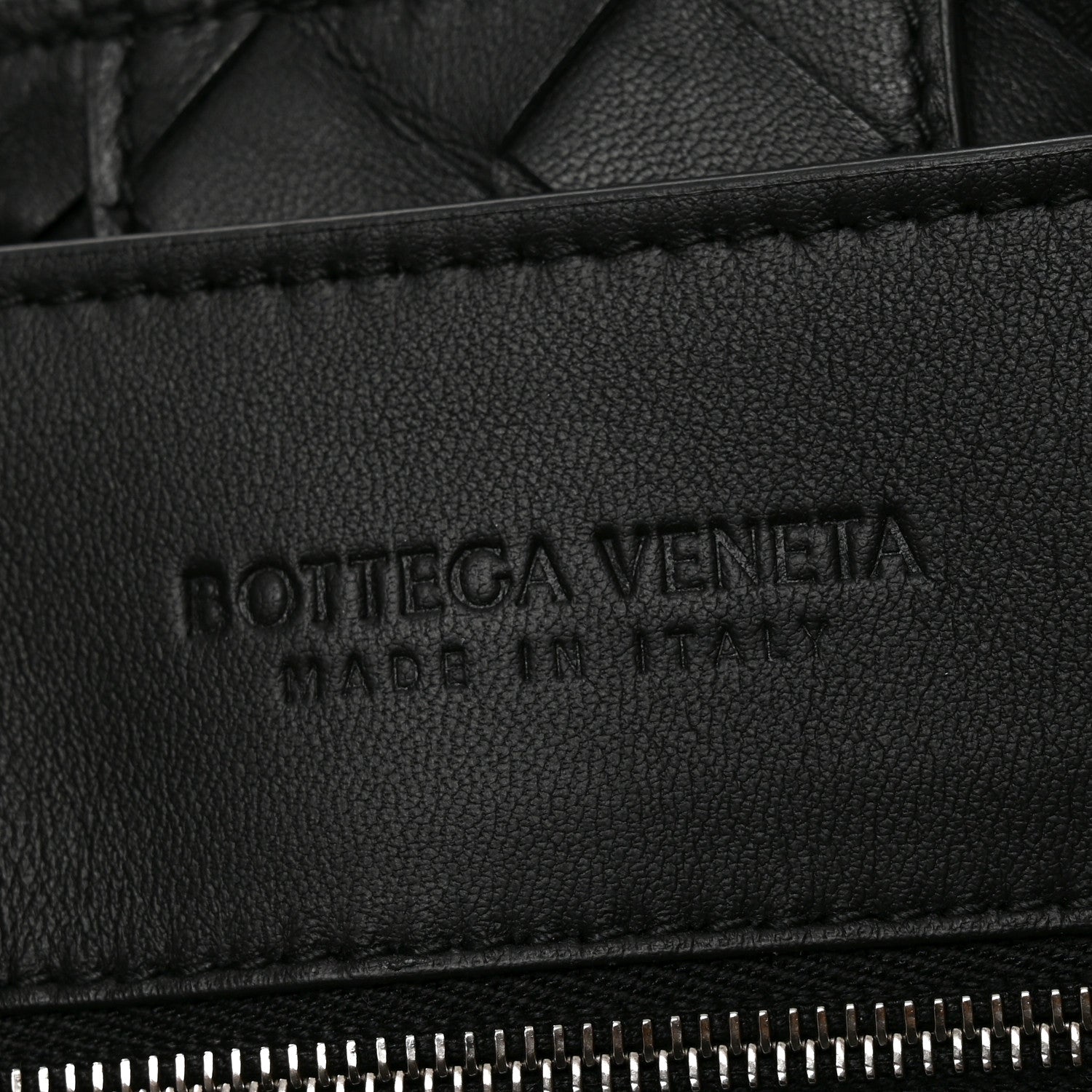 Bottega Veneta Nappa Intrecciato Large Andiamo Shoulder Bag Black 6 of 9