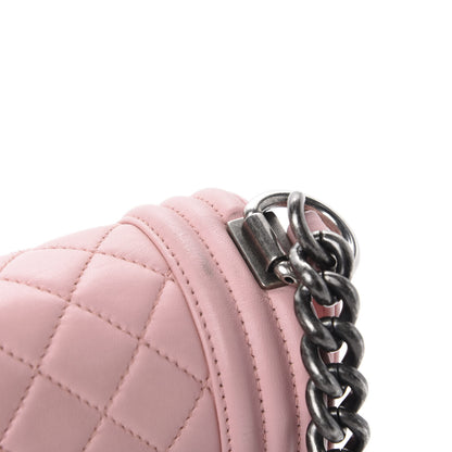 Chanel Lambskin Quilted Medium Boy Flap Light Pink 10 of 17