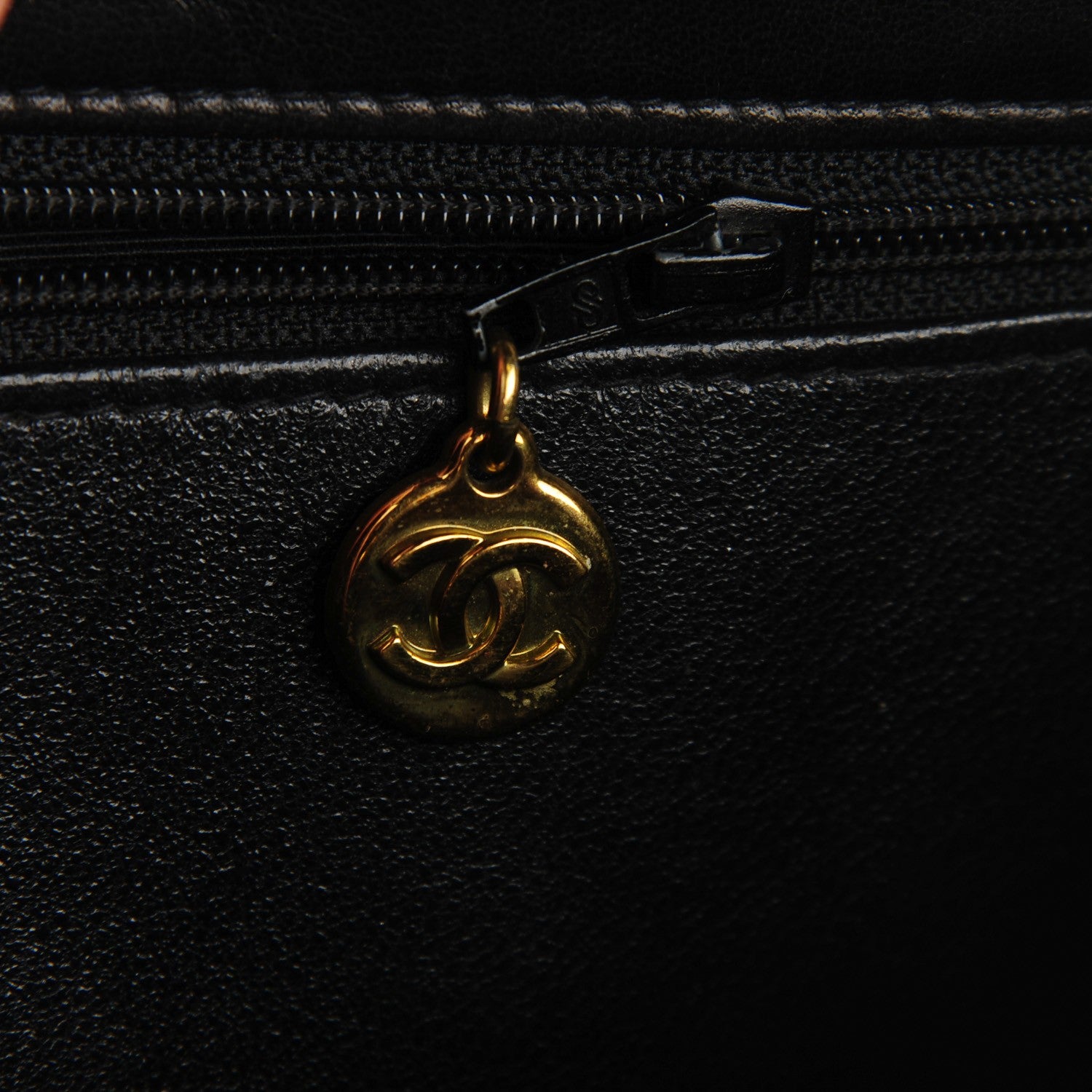Chanel Lambskin Quilted Shoulder Bag Black 6 of 9