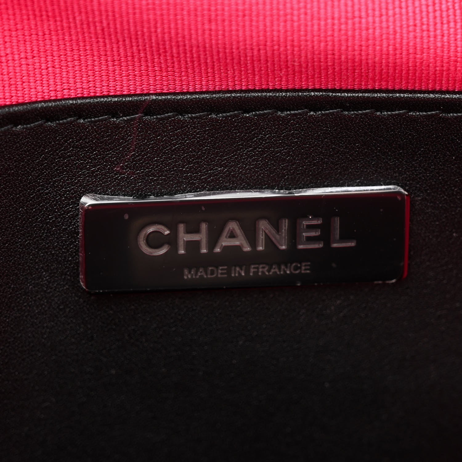 Chanel Satin Quilted Walk Of Fame Star Bag Fuchsia Black 6 of 11