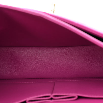 Chanel Lambskin Quilted Small Double Flap Purple 5 of 11