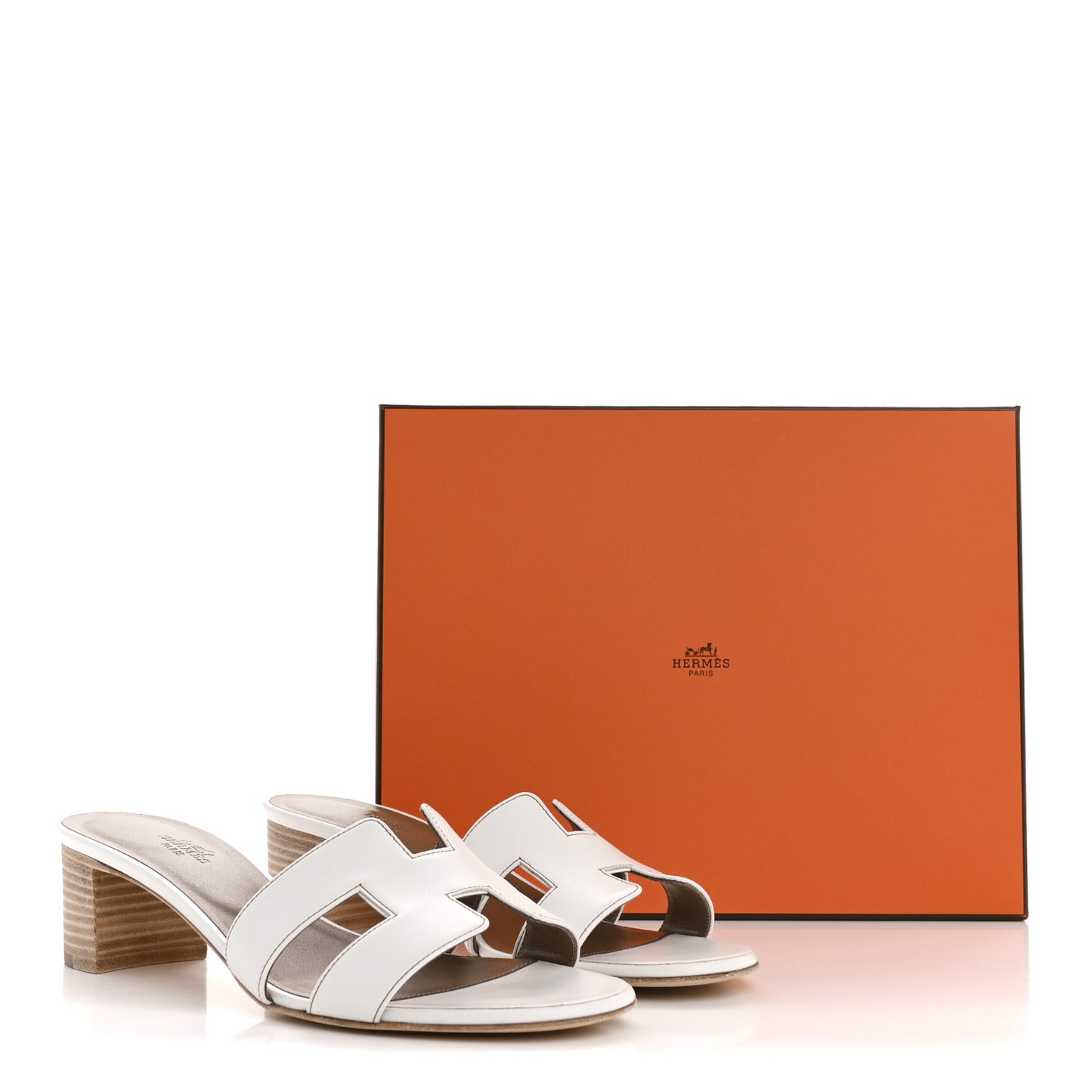 Calfskin Oasis Sandals 39.5 White