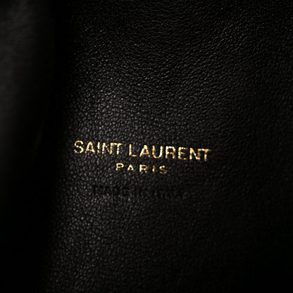 Saint Laurent Suede Quilted Icarino Bag Cognac 6 of 9
