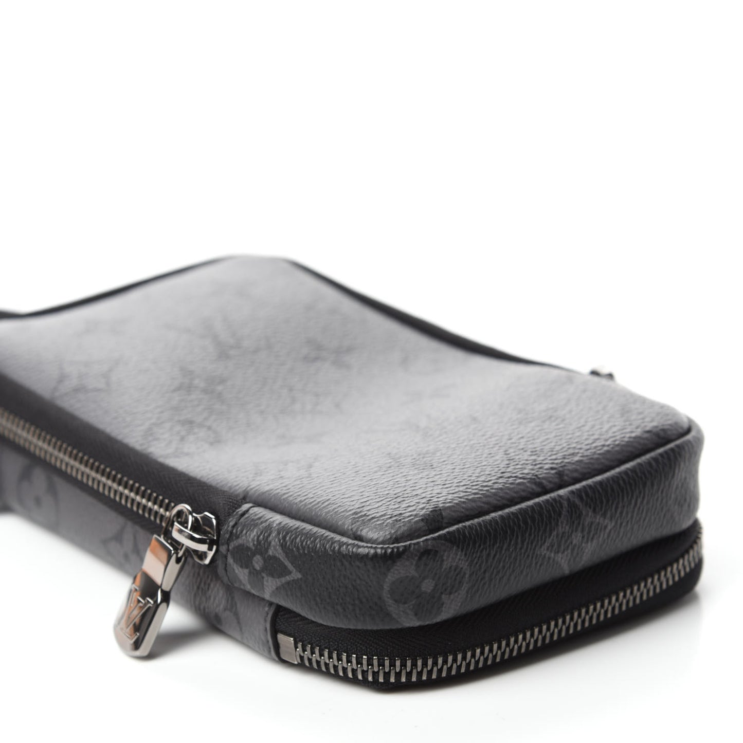 Monogram Eclipse Reverse Double Phone Pouch