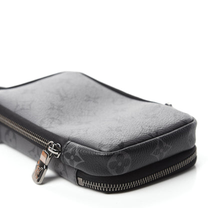 Louis Vuitton Monogram Eclipse Reverse Double Phone Pouch 6 of 11