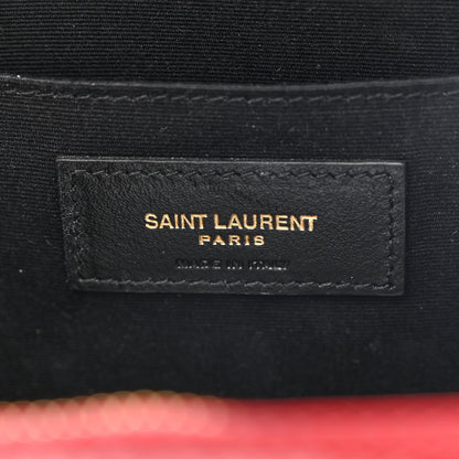 Saint Laurent Patent Matelasse Monogram Toy Vicky Camera Bag Red 6 of 11