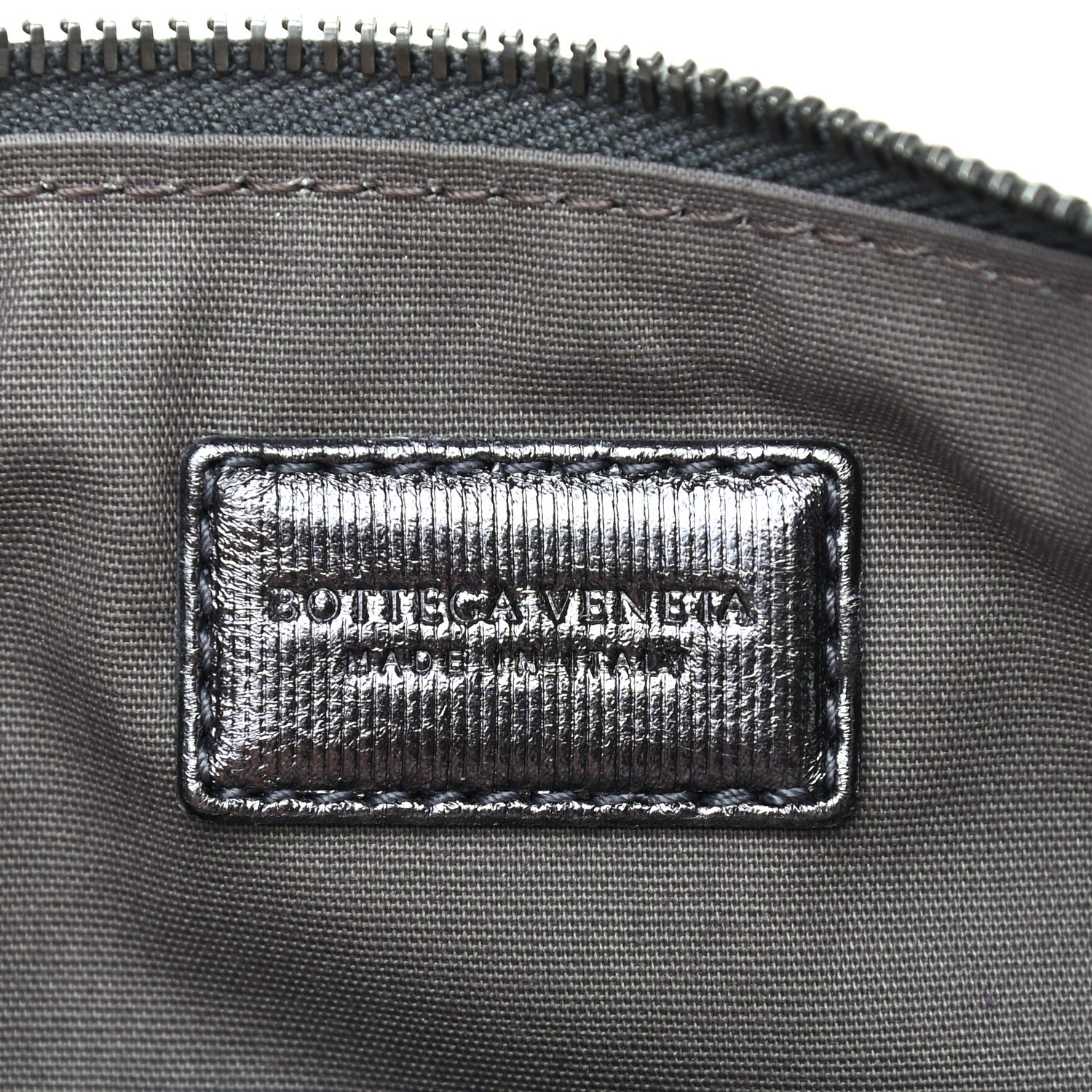 Bottega Veneta Nappa Intrecciato Large Flat Zip Biletto Pouch Black 6 of 8