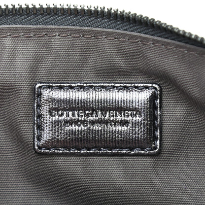 Bottega Veneta Nappa Intrecciato Large Flat Zip Biletto Pouch Black 6 of 8