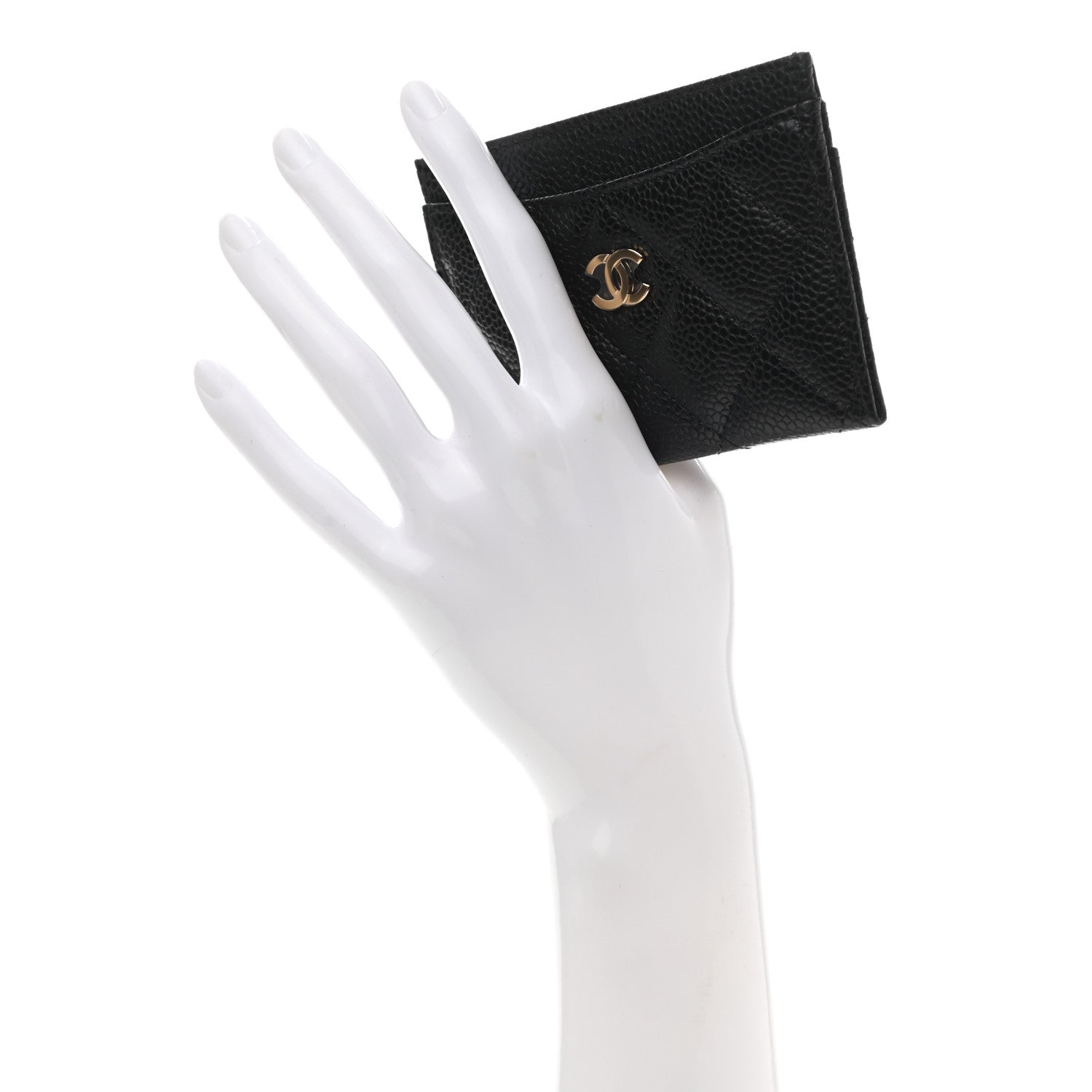 Chanel Caviar Quilted Card Holder Black 2 of 9