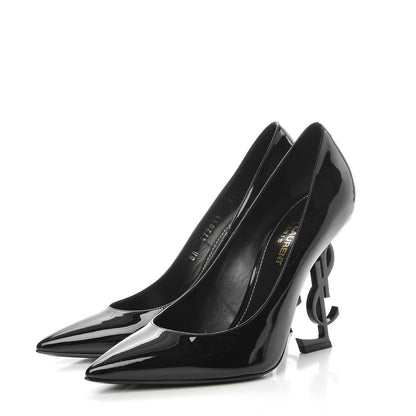 Saint Laurent Patent Opyum 110 Pumps 37.5 Black 3 of 8