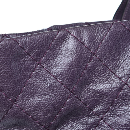 Chanel Glazed Calfskin Large On The Road Tote Purple 15 of 16