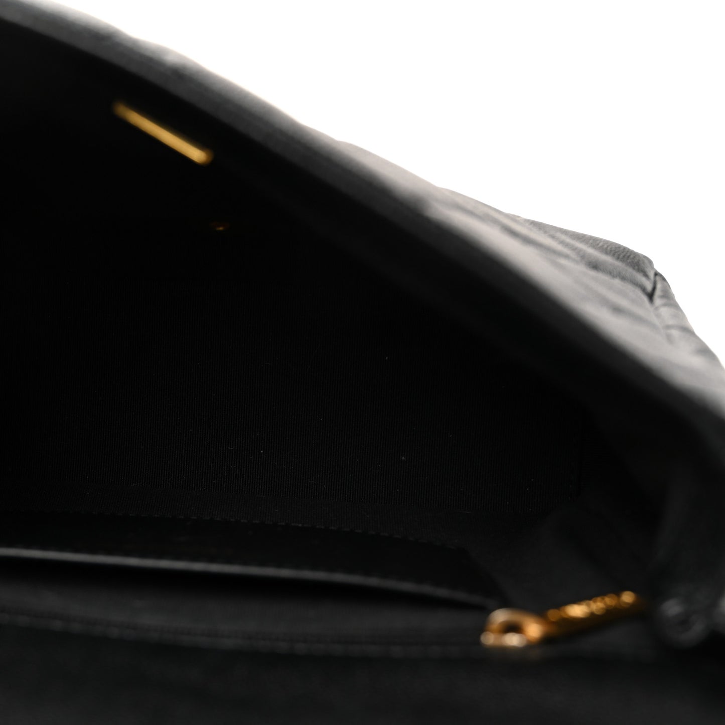Caviar Quilted Small Top Handle Flap Black