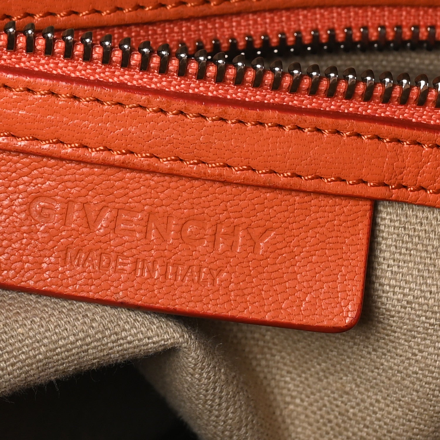 Givenchy Sugar Goatskin Mini Antigona Burnt Orange 6 of 10