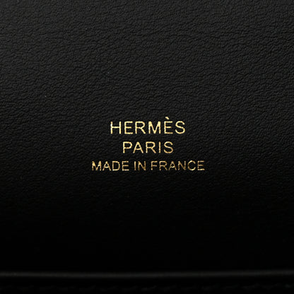 Hermes Swift Kelly Pochette Clutch Black 6 of 8