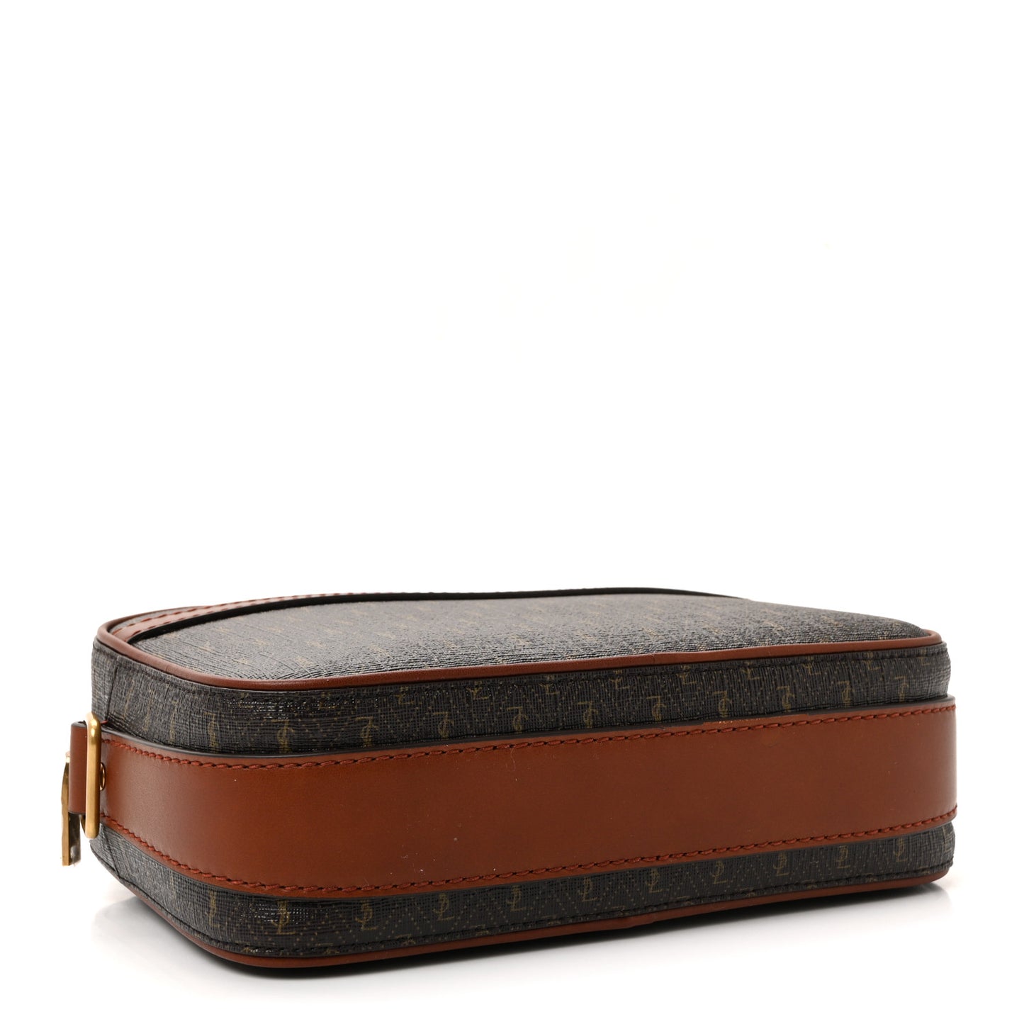 Canvas Smooth Calfskin Le Monogramme Camera Bag Chestnut