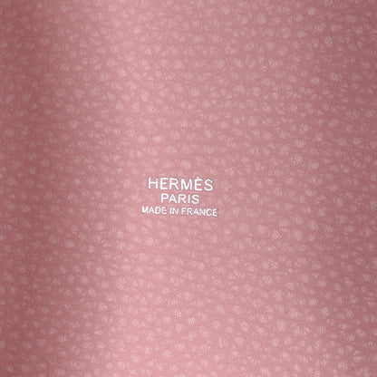 Hermes Taurillon Clemence Picotin Lock 22 MM Rose Sakura 10 of 20
