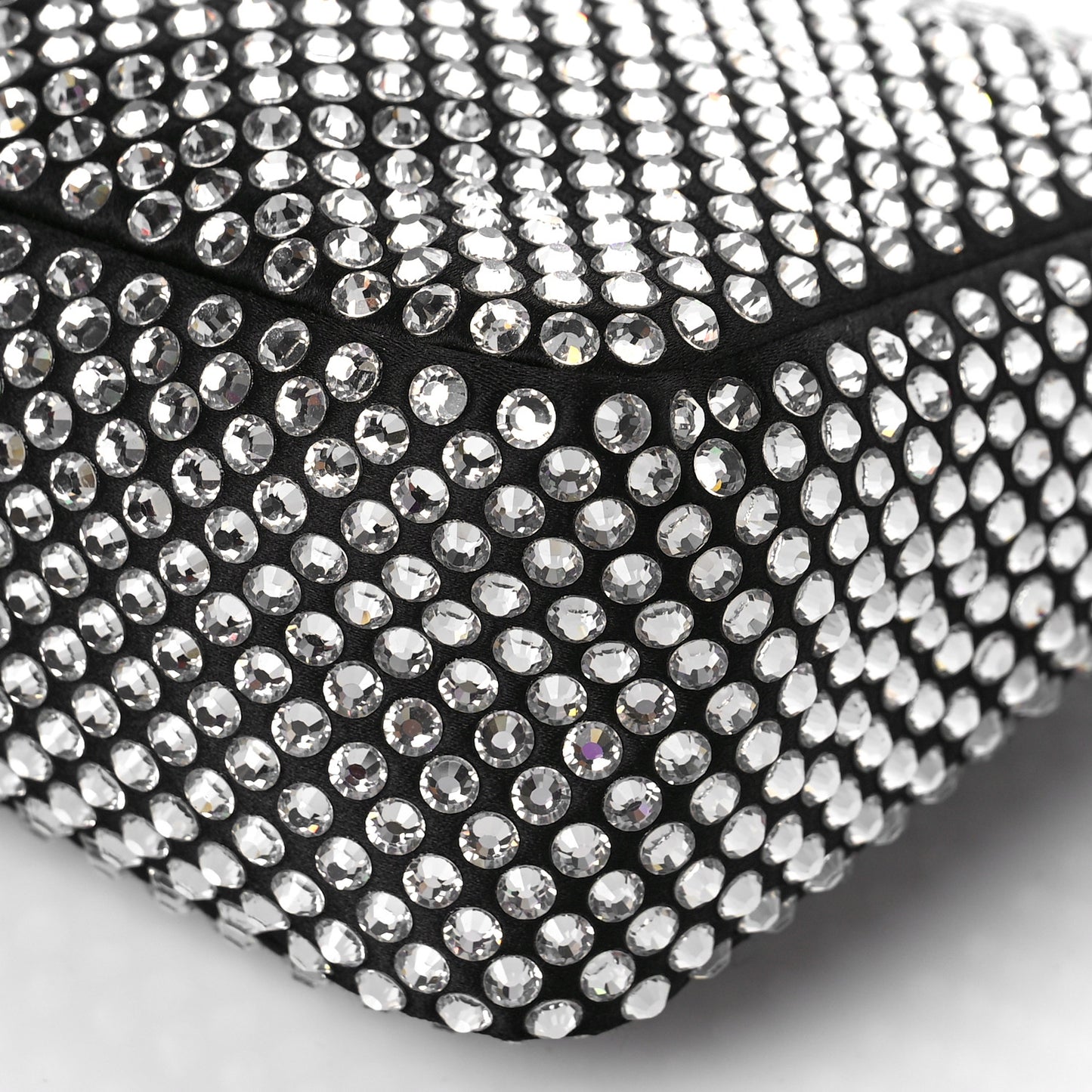 Satin Crystal Mini Re-Edition 2000 Bag Cristal