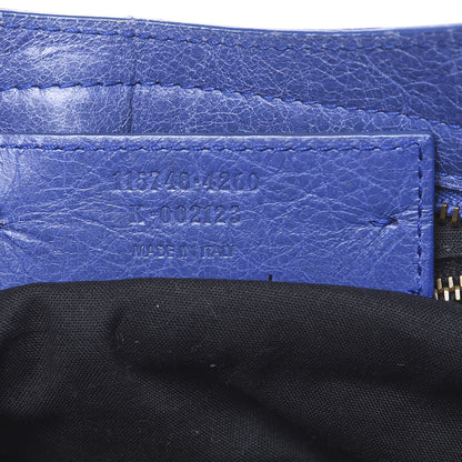 Balenciaga Agneau Classic Hardware City Bleut Bleu Glacier 6 of 10