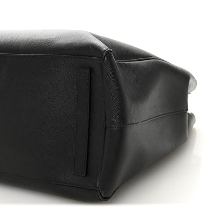 Prada Saffiano Travel Extra Large Galleria Double Zip Black 10 of 11