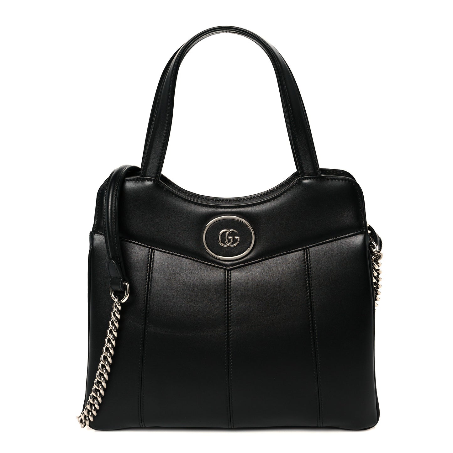 Calfskin Petite GG Small Tote Bag Black
