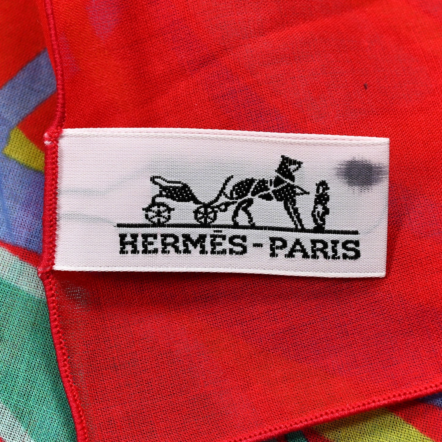 Cotton Pareo Modernisme Tropical Scarf Stole Rouge