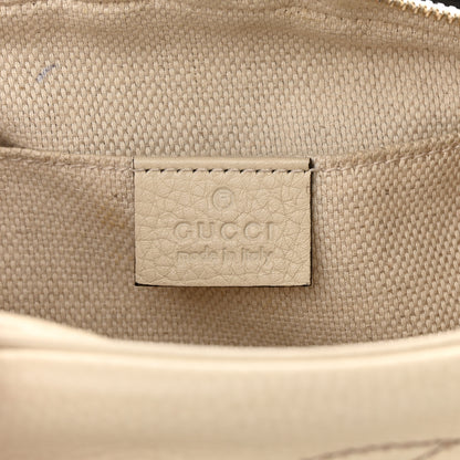Gucci Pebbled Calfskin Small Soho Disco Bag Off White 6 of 12