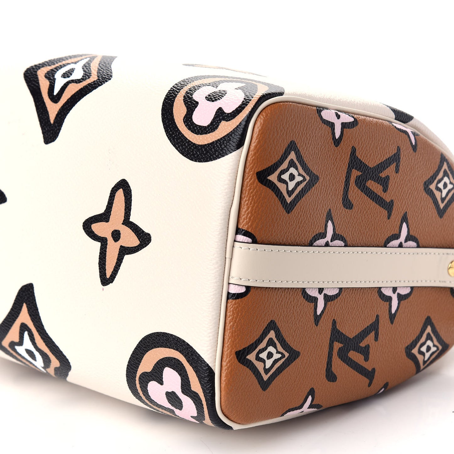 Monogram Giant Wild At Heart Speedy Bandouliere 25 Creme