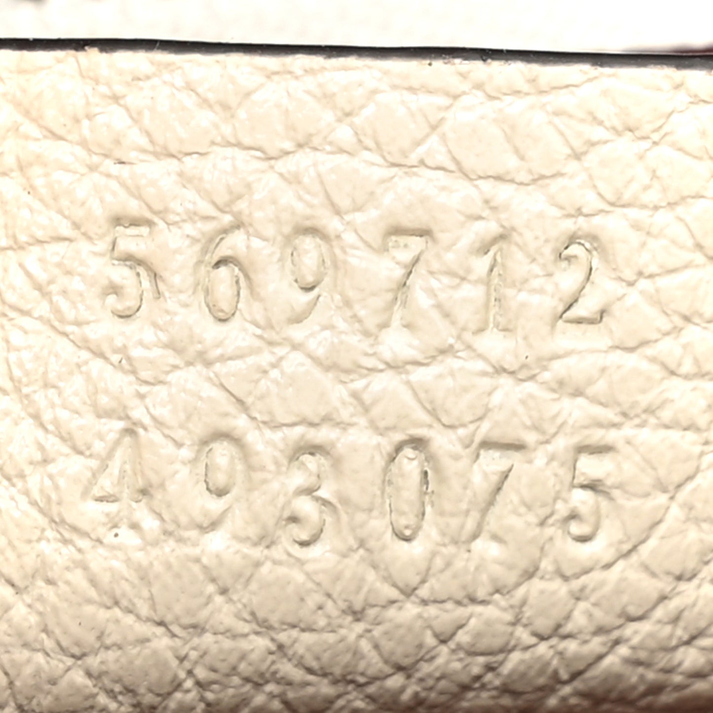 Grainy Calfskin Small Zumi Top Handle Bag Mystic White